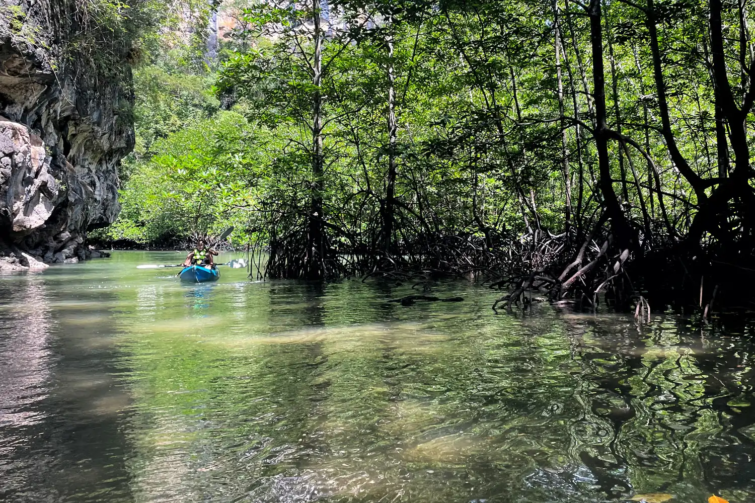 Ao Thalane Kayaking Tour in Krabi, Thailand